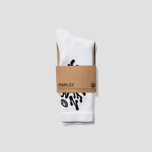 Parlez Source Socks White / Black