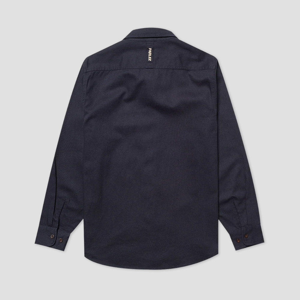 Parlez Springfield Longsleeve Shirt Midnight