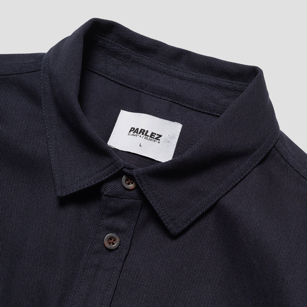 Parlez Springfield Longsleeve Shirt Midnight