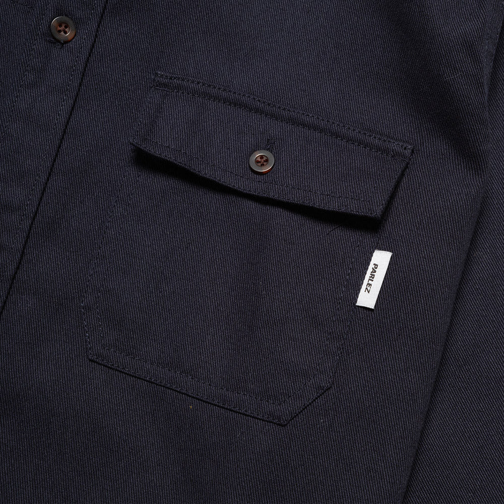 Parlez Springfield Longsleeve Shirt Midnight