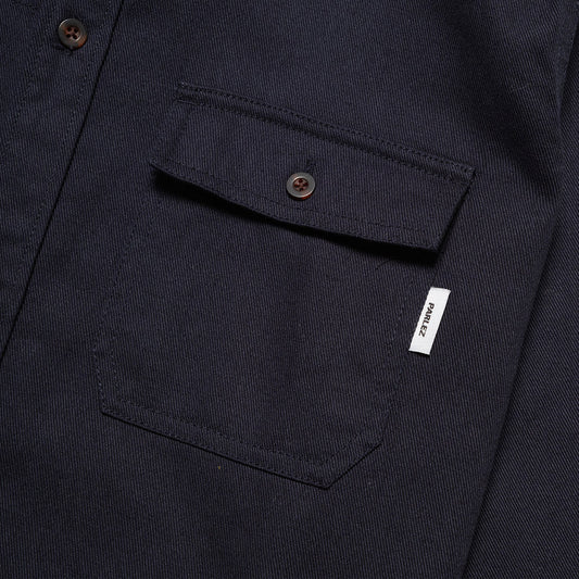 Parlez Springfield Longsleeve Shirt Midnight