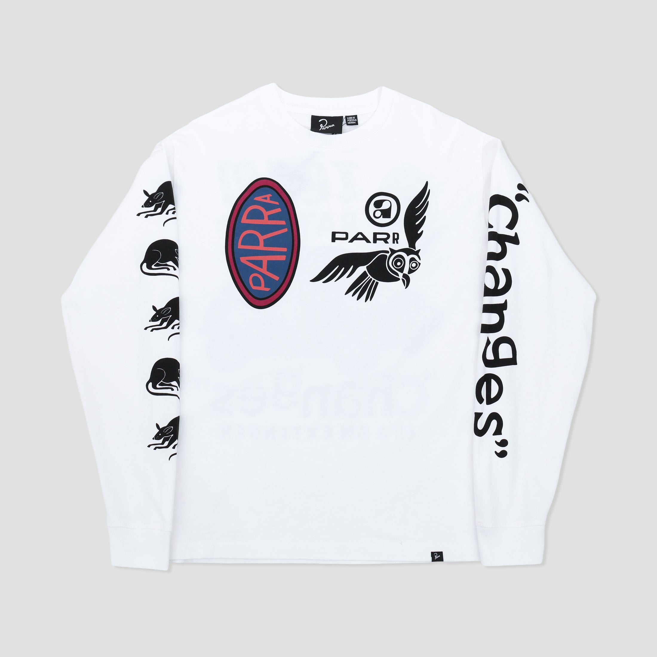 Parra Team Changes Longsleeve T-Shirt White