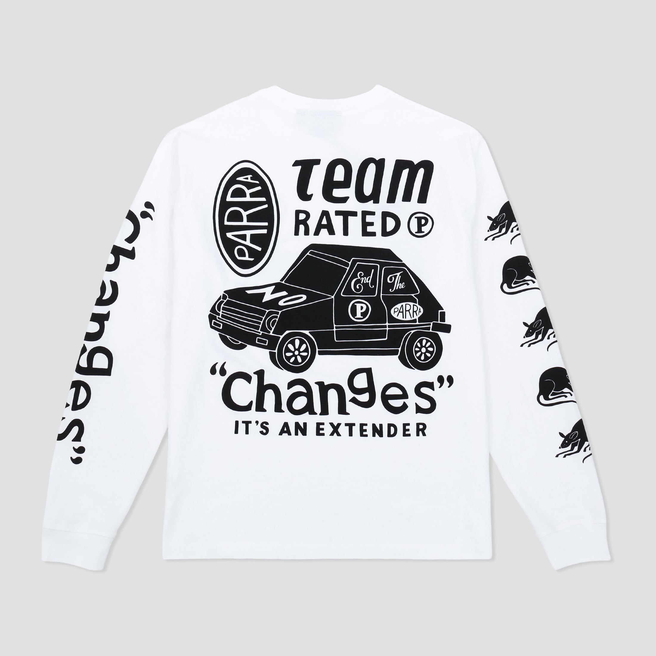 Parra Team Changes Longsleeve T-Shirt White