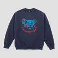 Load image into Gallery viewer, Parra Tired Champione Crew Navy Blue
