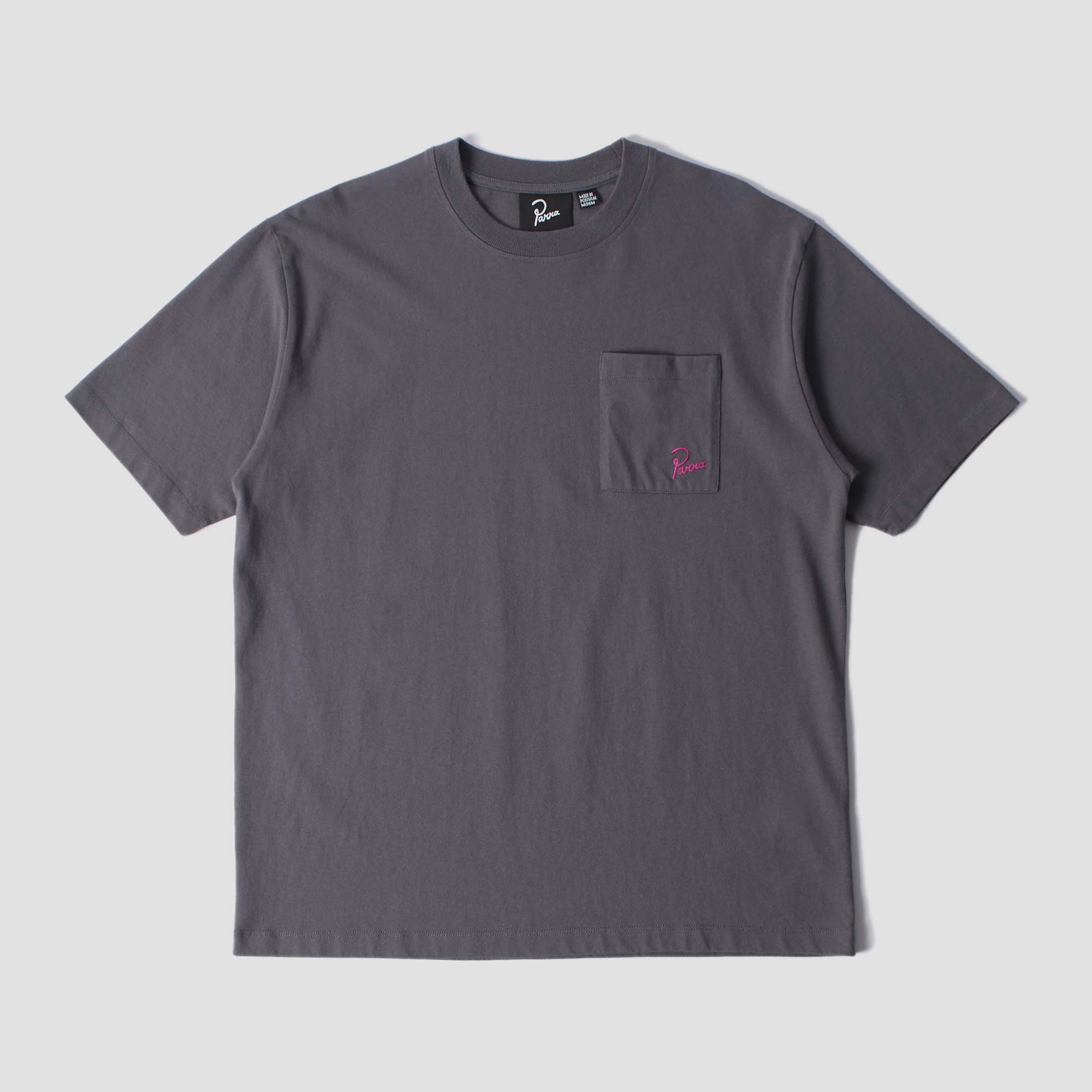 By Parra Signature Pocket T-Shirt Grey