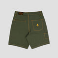 Load image into Gallery viewer, PassPort Diggers Club Shorts Olive / Gold Stitch
