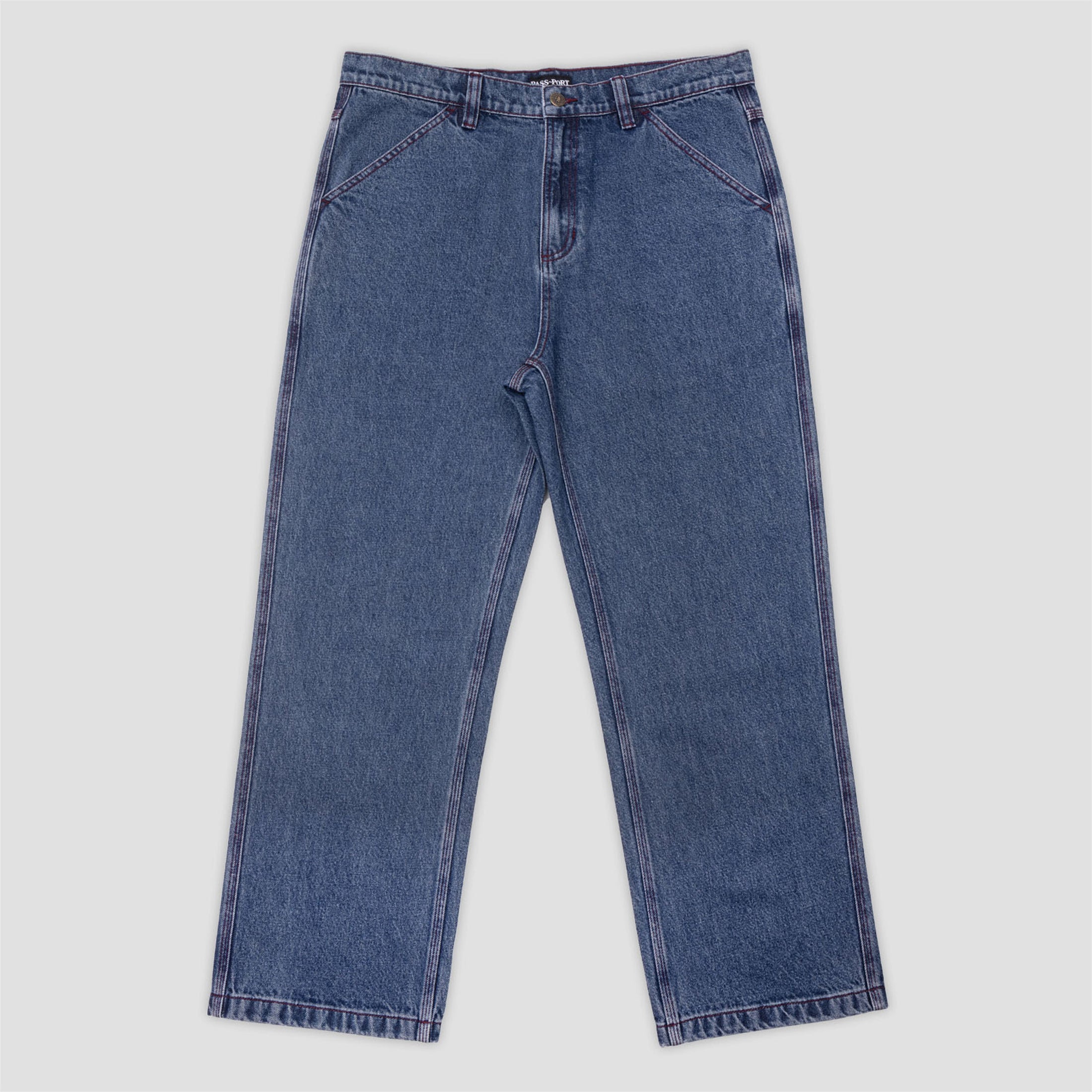 PassPort Workers Club Jean Washed Dark Indigo