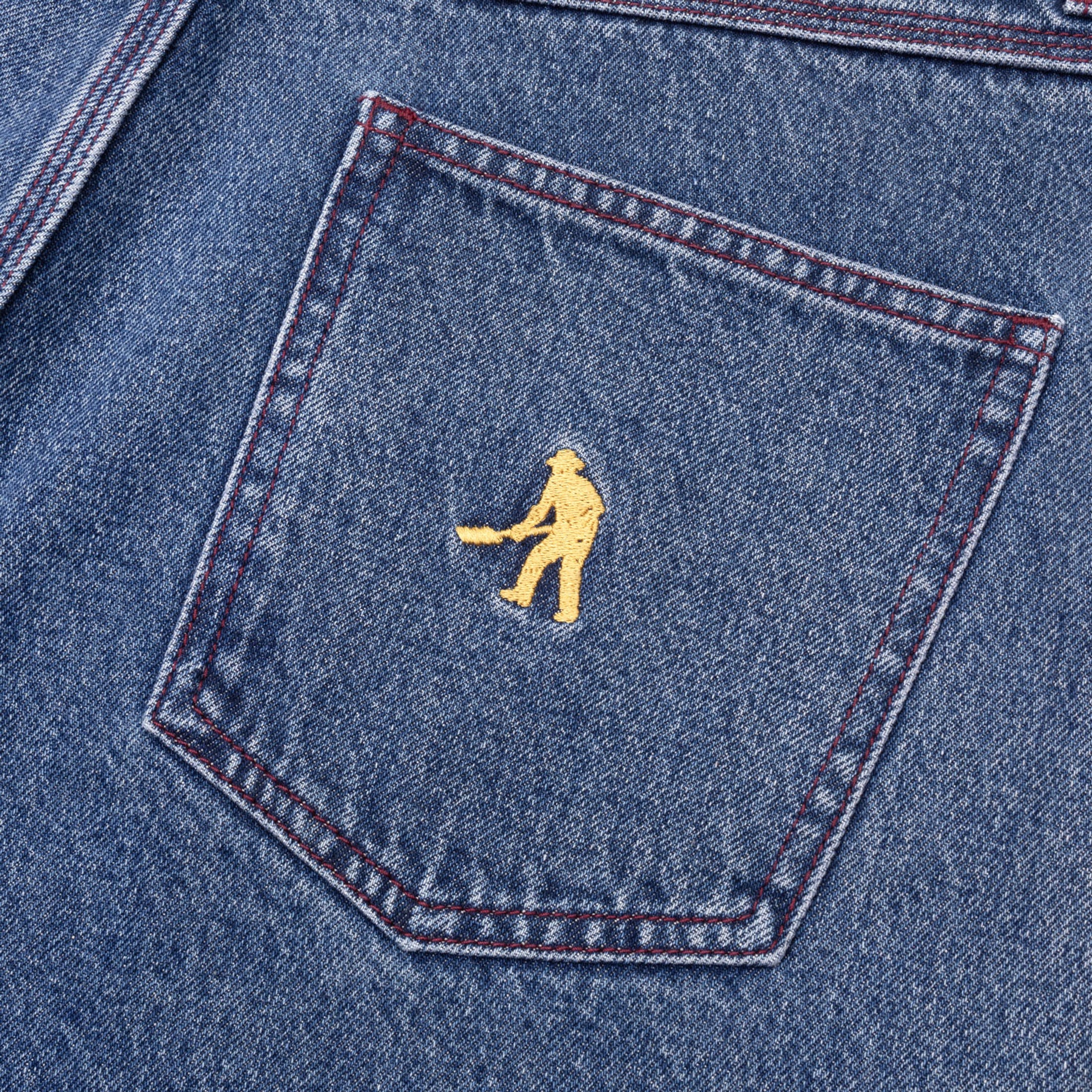 PassPort Workers Club Jean Washed Dark Indigo