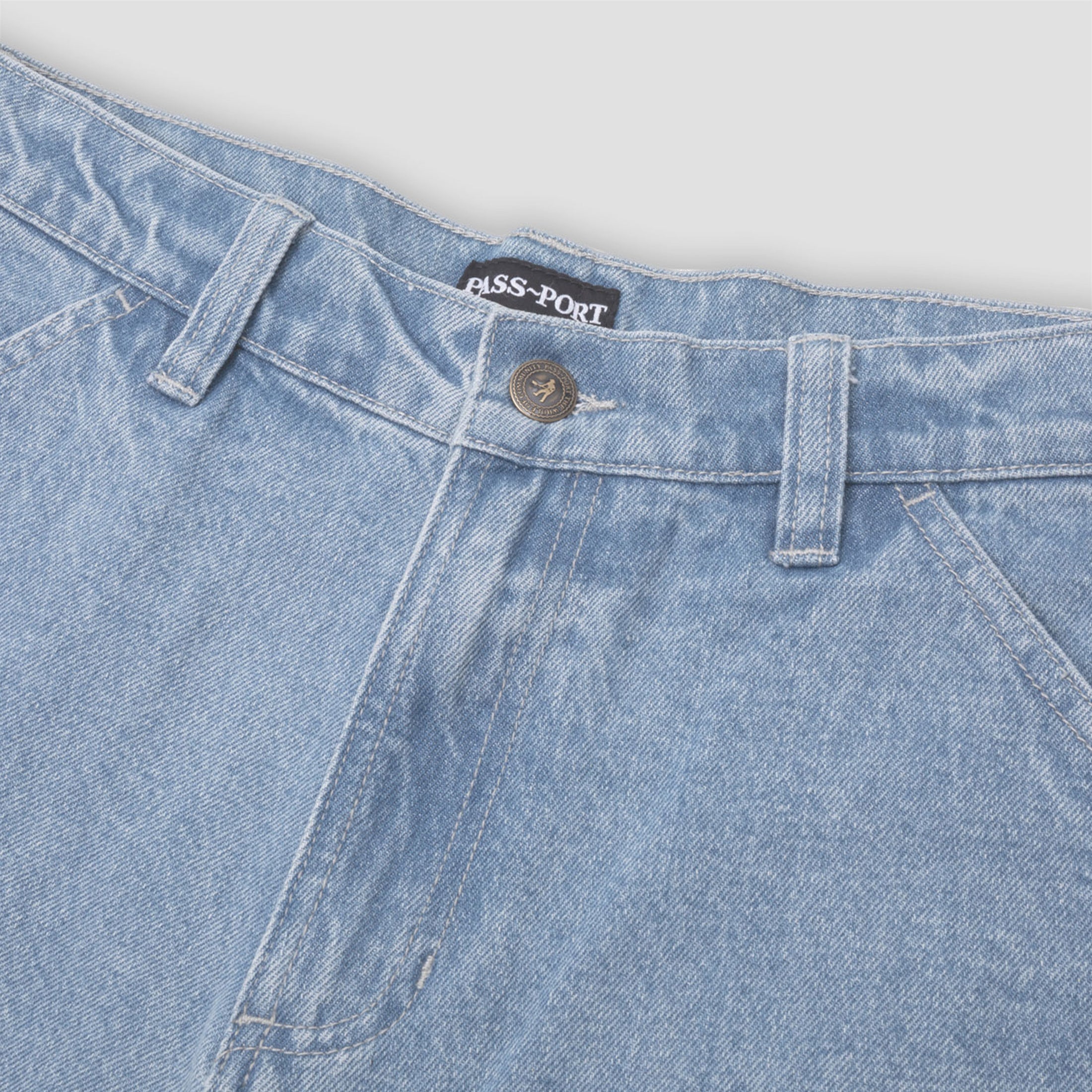 PassPort Workers Club Jean Washed Light Indigo