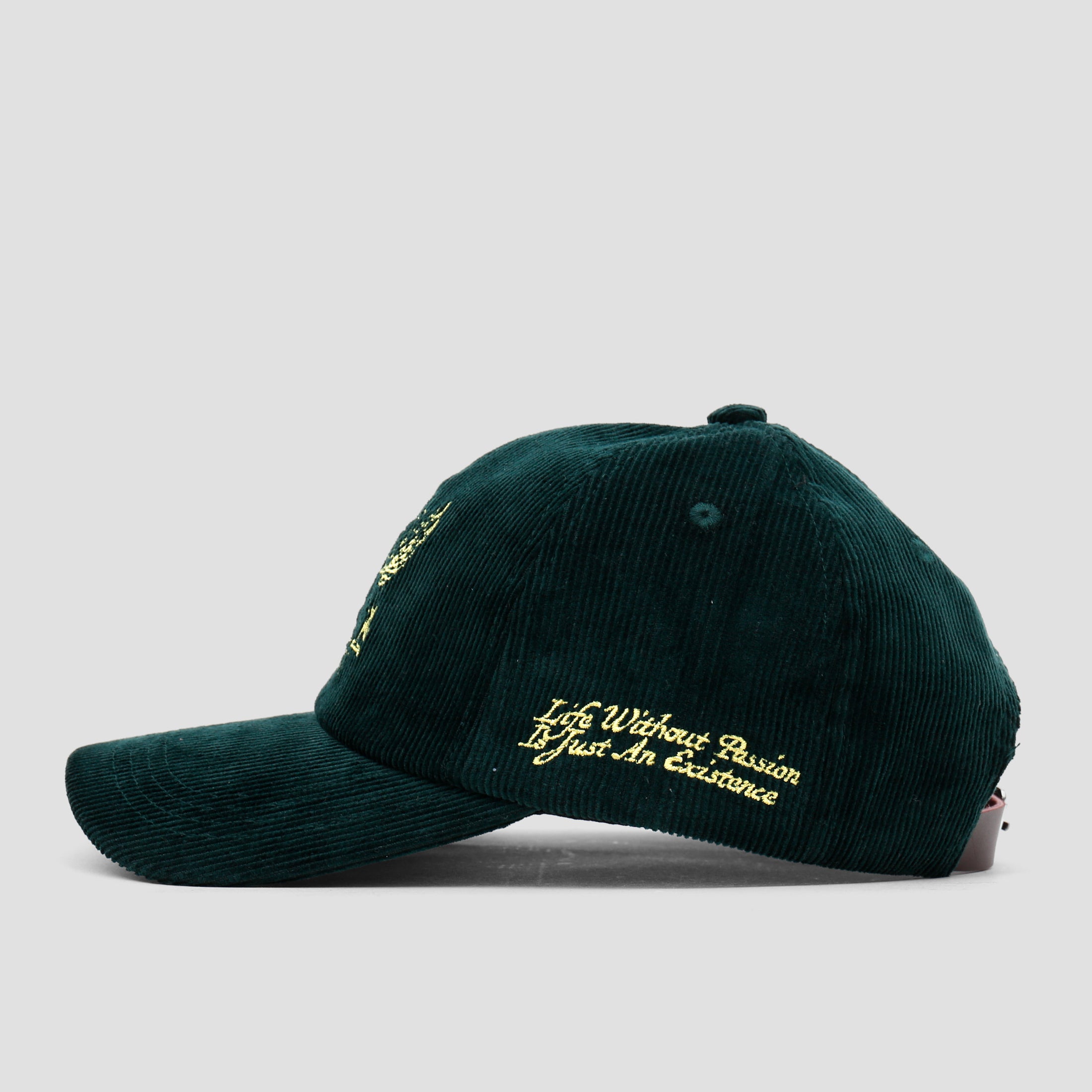 Passion Birds Cord 6 Panel Cap Green