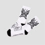 Passion Butterfly Socks White