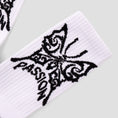 Load image into Gallery viewer, Passion Butterfly Socks White
