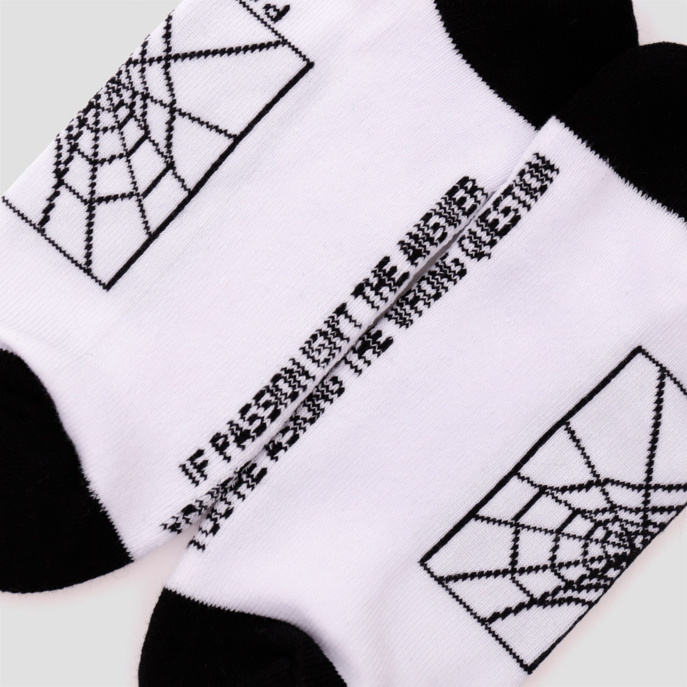 Passion Butterfly Socks White
