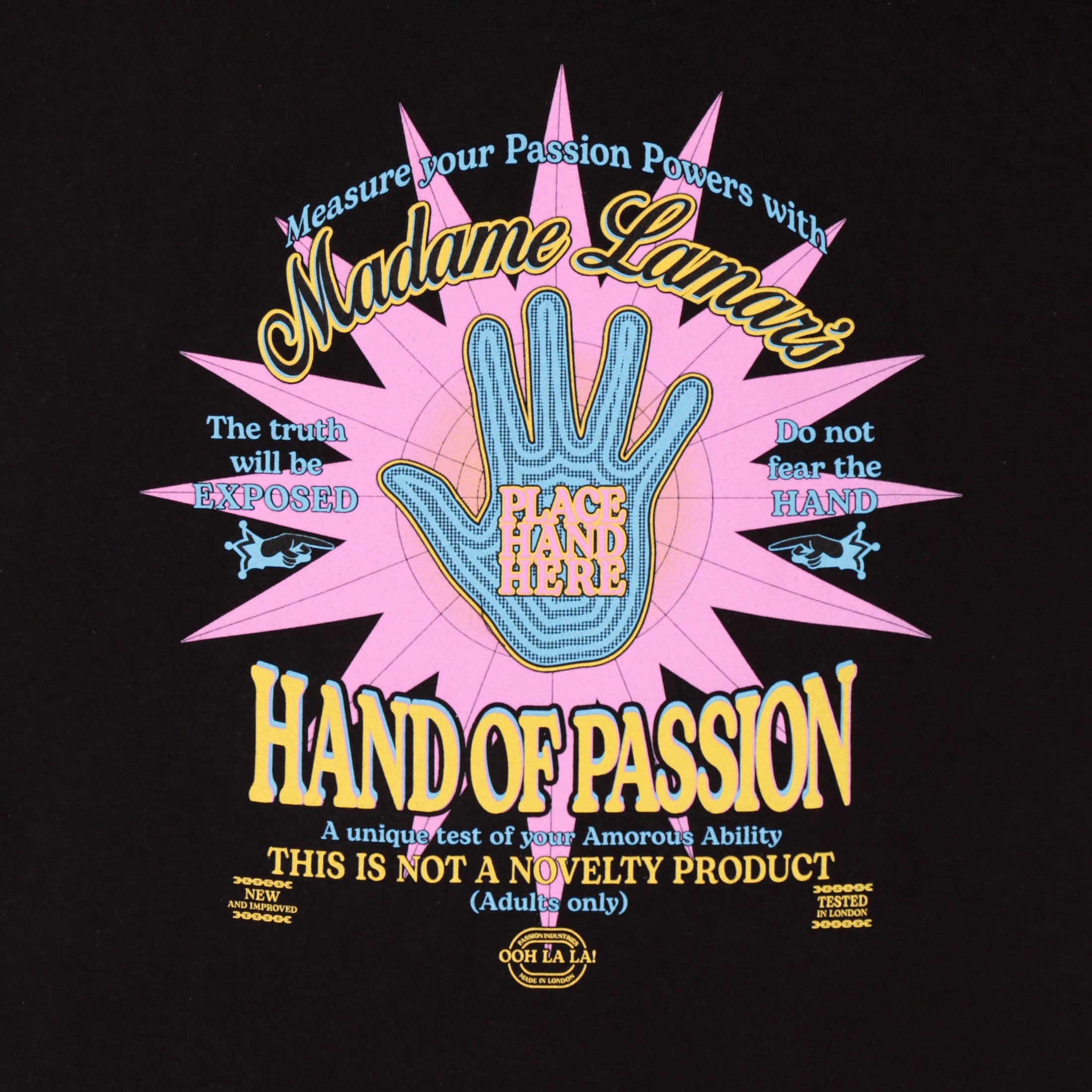 Passion Hands On T-Shirt Black