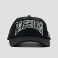 Load image into Gallery viewer, Passion Shell 6 Panel Cap Black
