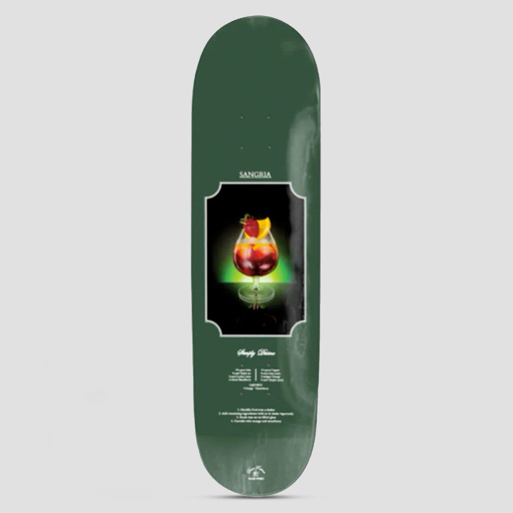 Passport 8.25 Cocktail Pro Series Dean Sangria Skateboard Deck