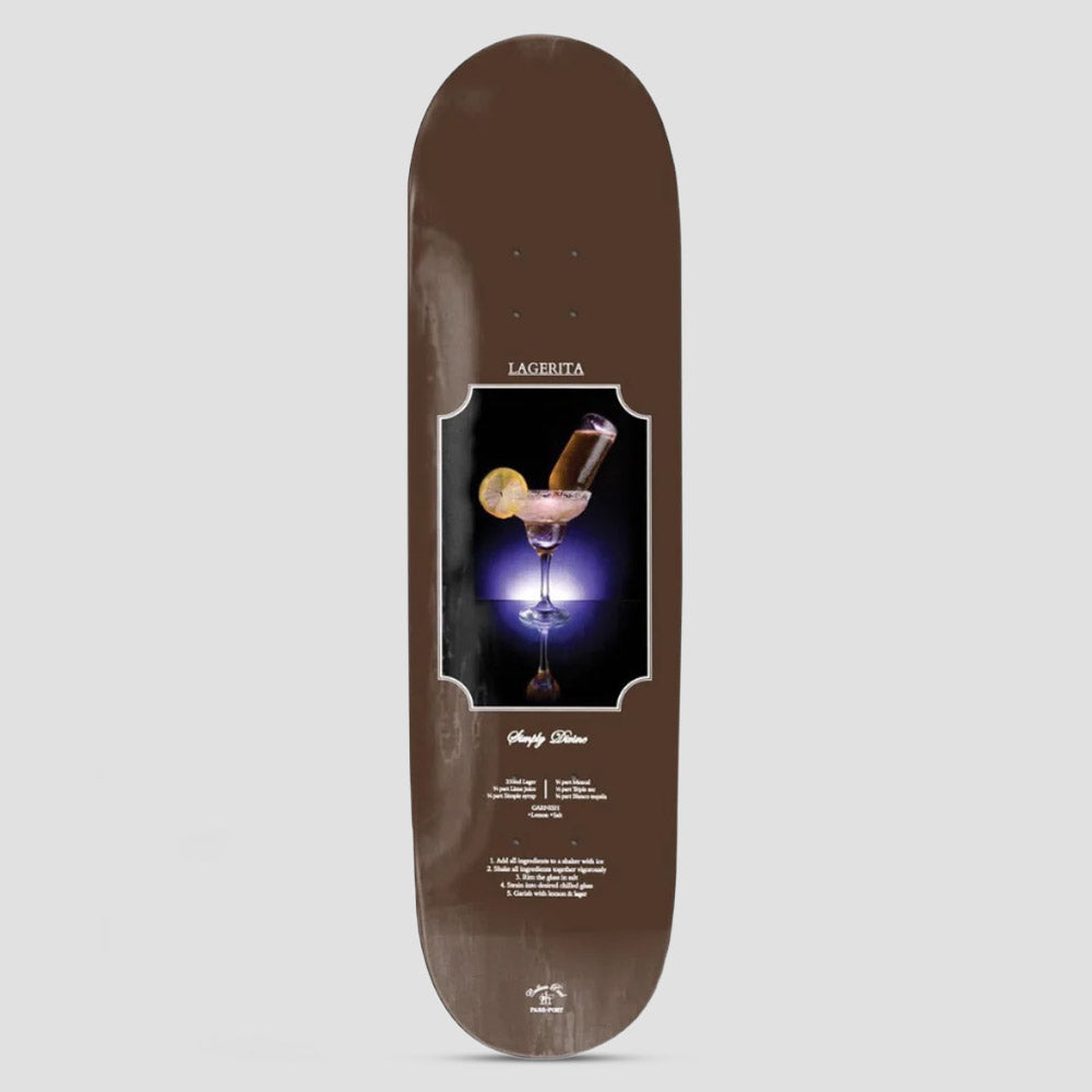 Passport 8.5 Cocktail Pro Series Callum Lagerita Skateboard Deck