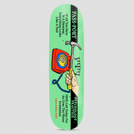 Passport 8.5 You've Been Served Series Hammer & Nail Skateboard Deck