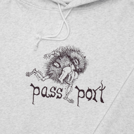 Passport Banksia Hoodie White Marle