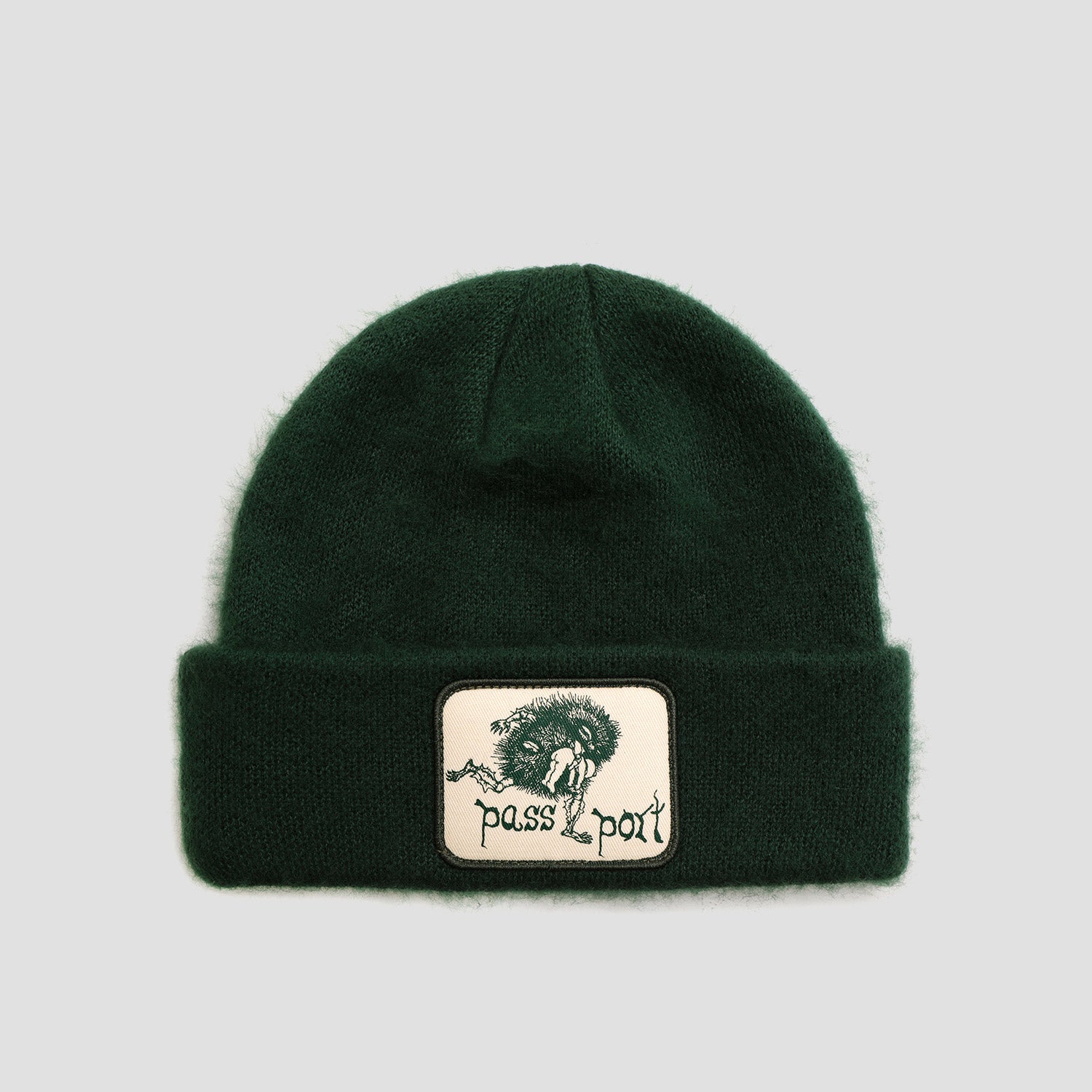 Passport Banksia Mohair Beanie Dark Forest