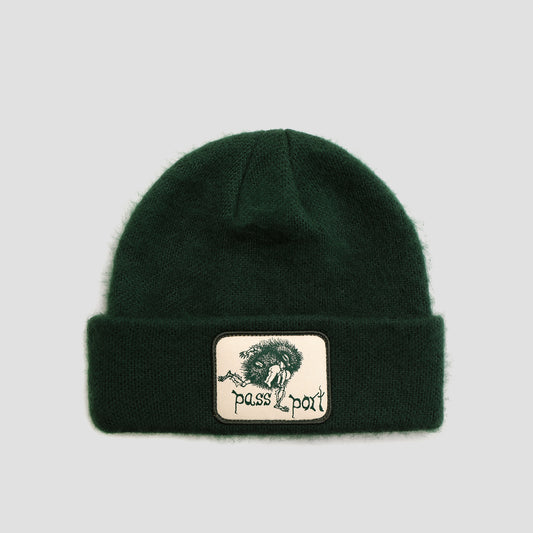 Passport Banksia Mohair Beanie Dark Forest