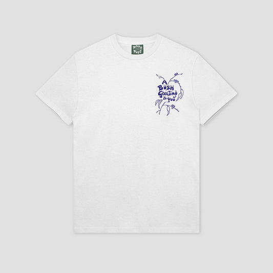 Passport Bush Greeting T-Shirt White