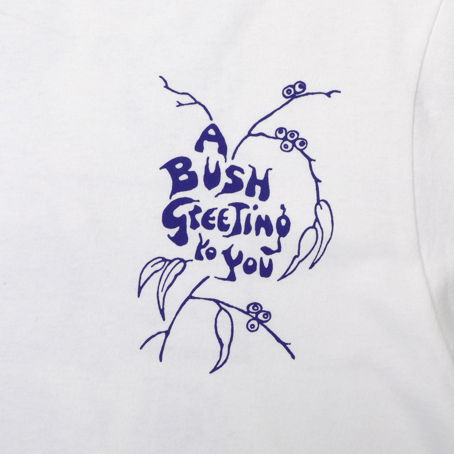 Passport Bush Greeting T-Shirt White