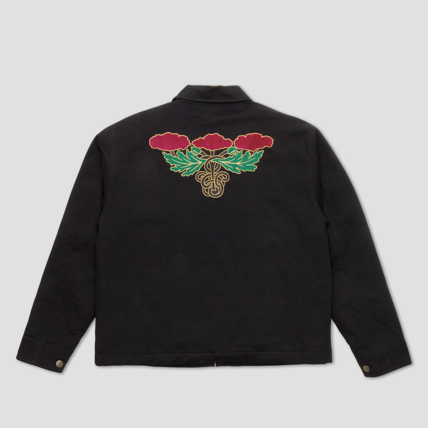 Passport Emblem Workers Jacket Black