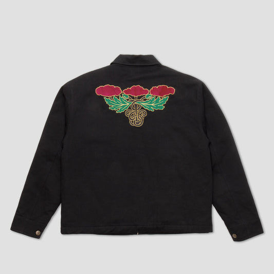 Passport Emblem Workers Jacket Black