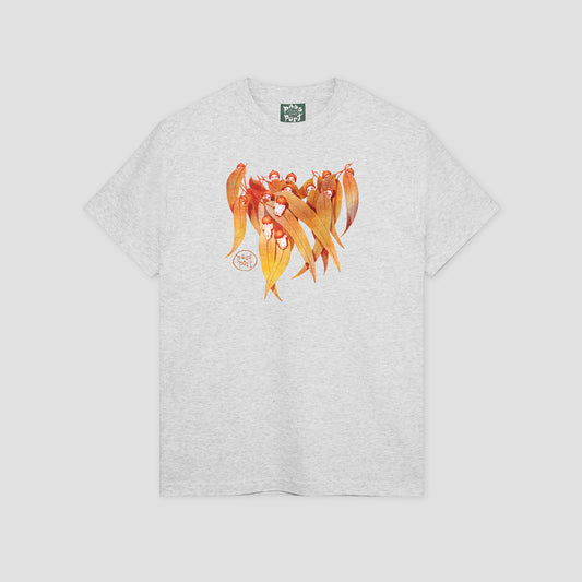 Passport Gum Leaf T-Shirt Ash