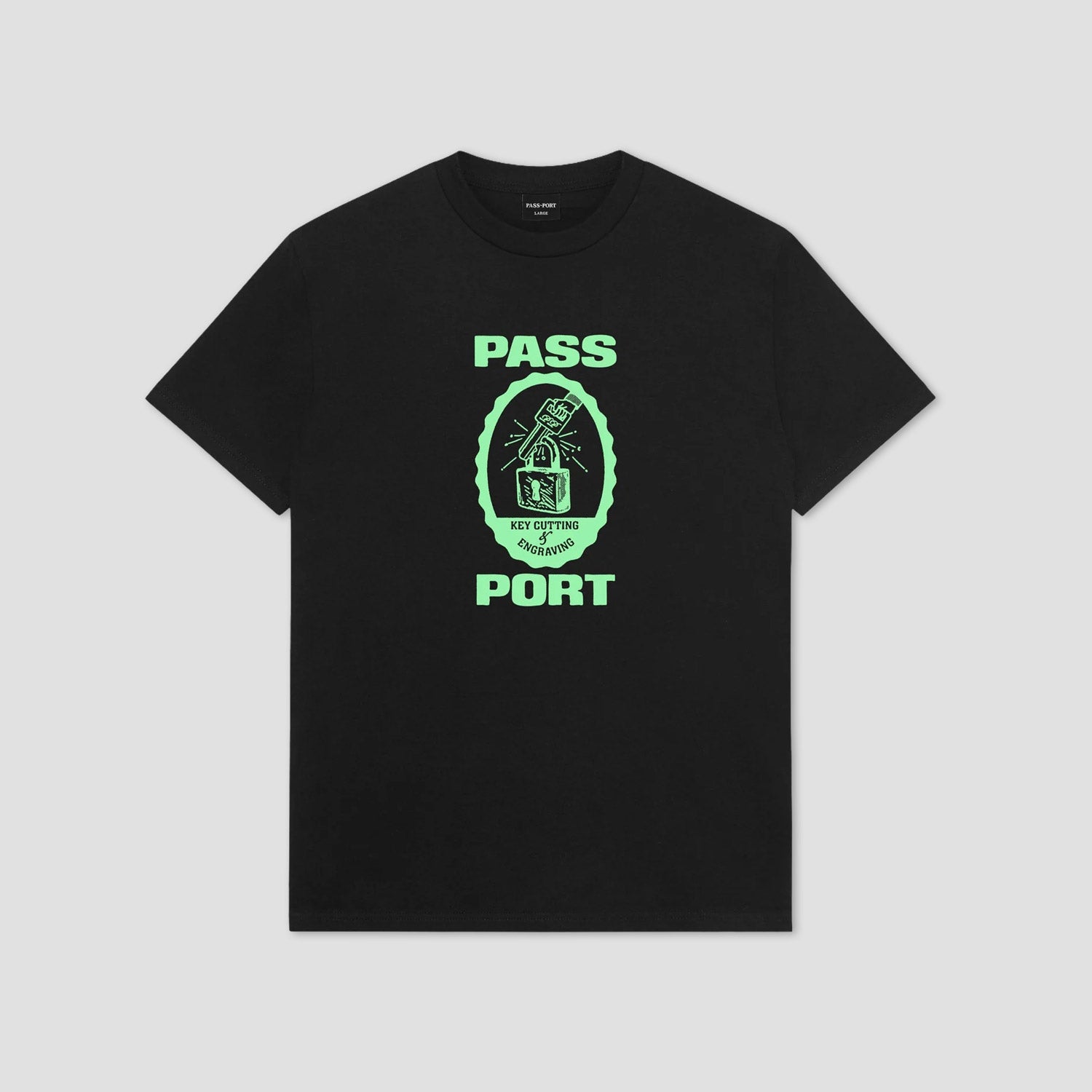 Passport Hercu-Locks T-Shirt Black