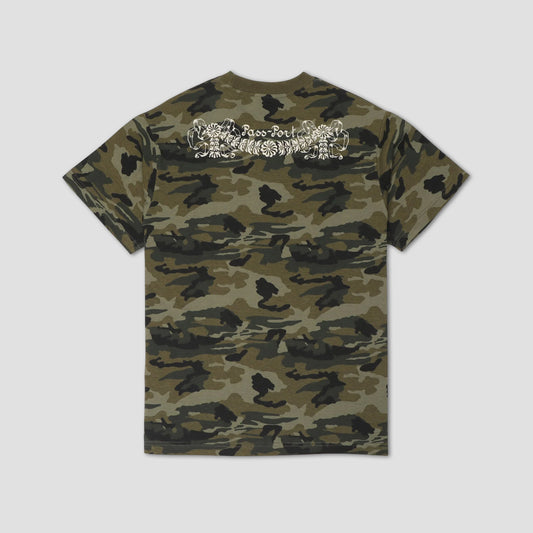 Passport Kollaasi T-Shirt Woodland Camo
