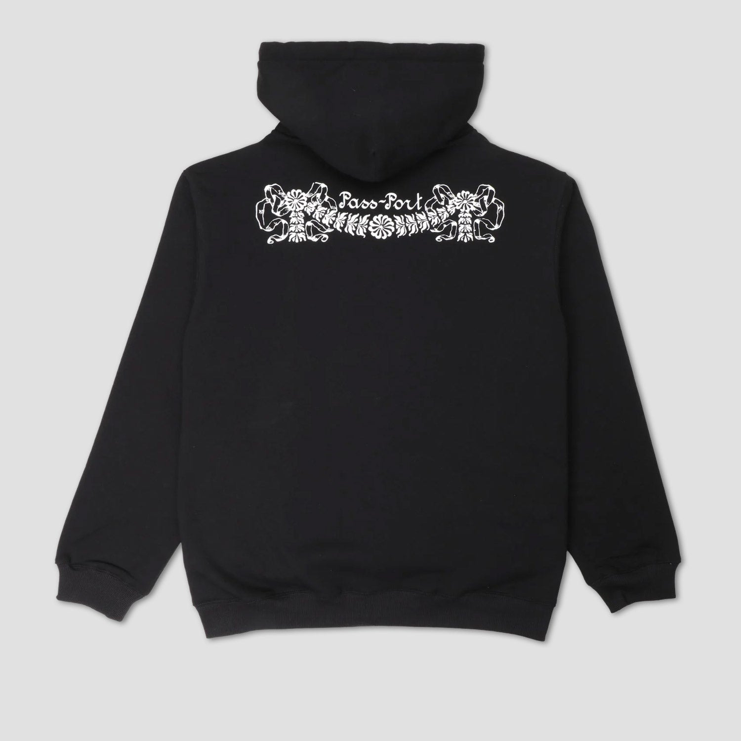Passport Kollaasi Zip Hoodie Black