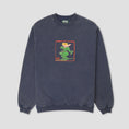 Load image into Gallery viewer, Passport Leap Frog Sweater Acid Navy
