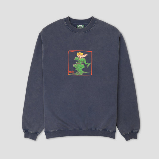 Passport Leap Frog Sweater Acid Navy