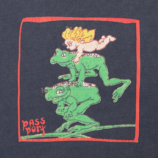 Passport Leap Frog Sweater Acid Navy