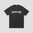 Load image into Gallery viewer, Passport Official Contrast T-Shirt Washed Black
