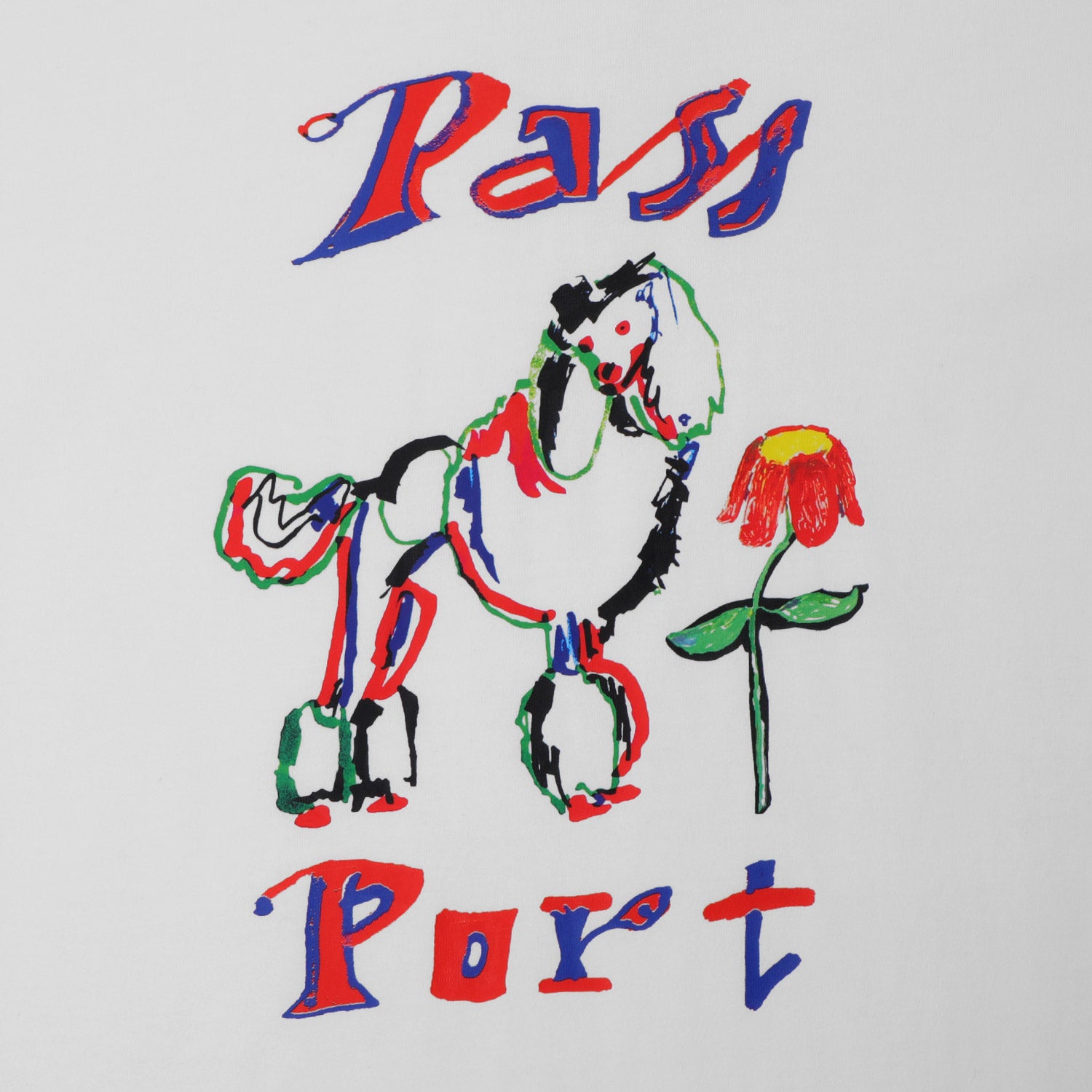Passport Poodle Organic T-Shirt White