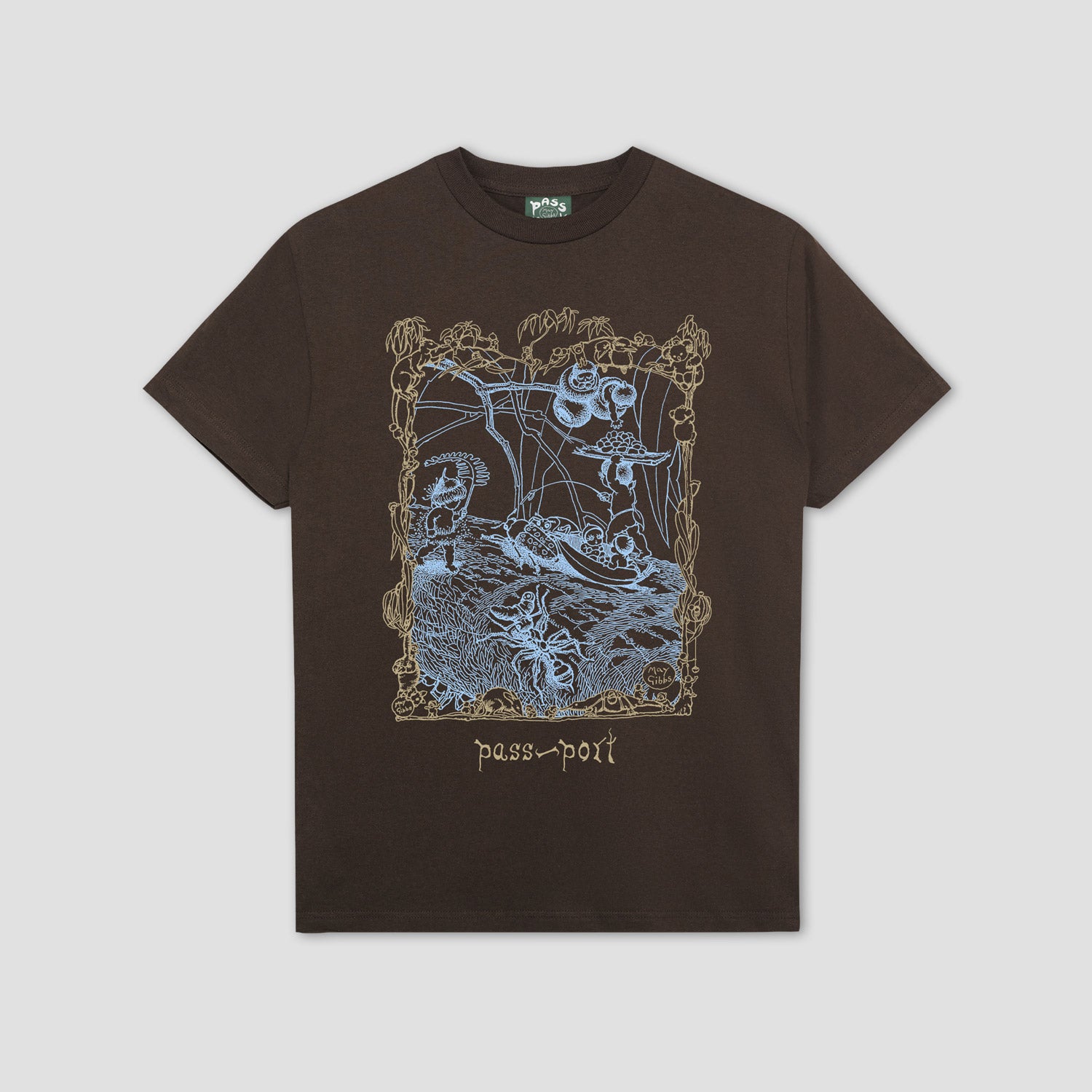 Passport Scribblegum T-Shirt Bark