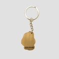 Load image into Gallery viewer, Passport Wattle Baby Keyring Antique Gold
