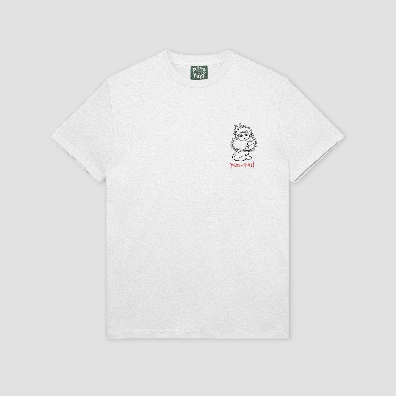 Passport Webbed Bed T-Shirt White