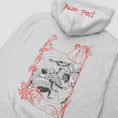 Load image into Gallery viewer, Passport Webbed Bed Zip Hoodie Ash
