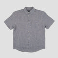 Load image into Gallery viewer, Passport Workers Check Shortsleeve Shirt Navy
