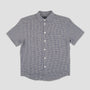 Passport Workers Check Shortsleeve Shirt Navy