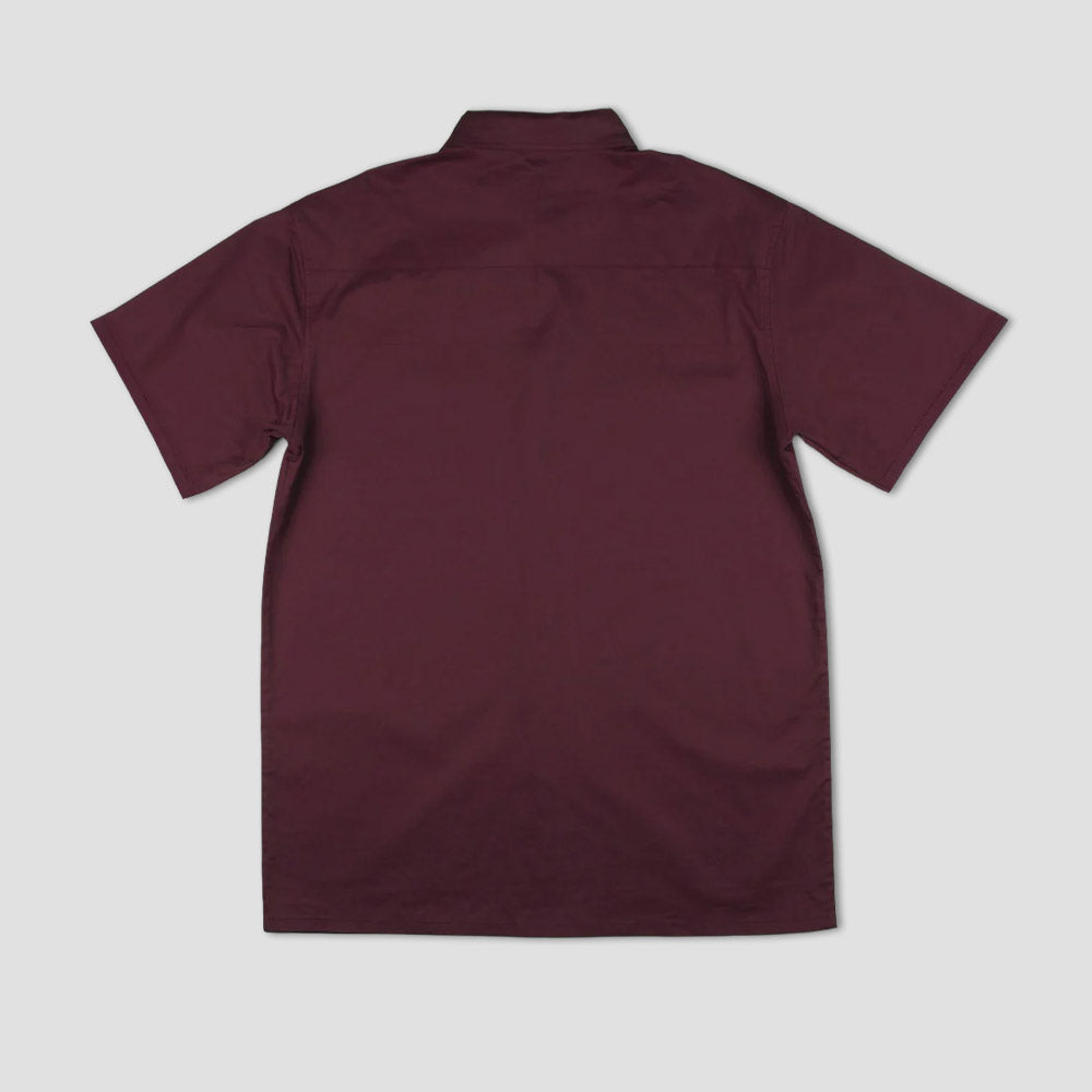 Passport Workers Shortsleeve Shirt Merlot