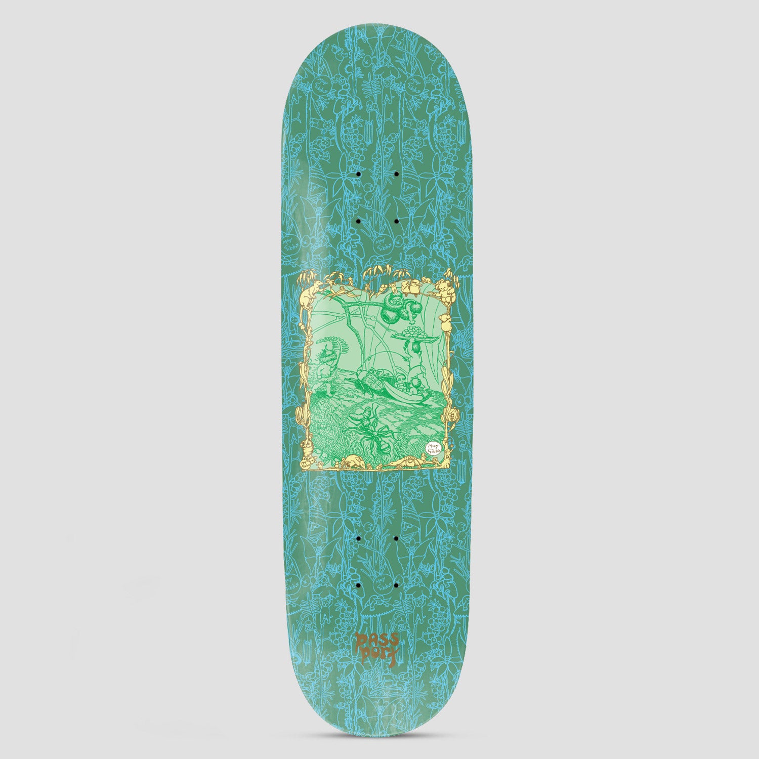 Passport x May Gibbs 8.25 Scribblegum Skateboard Deck