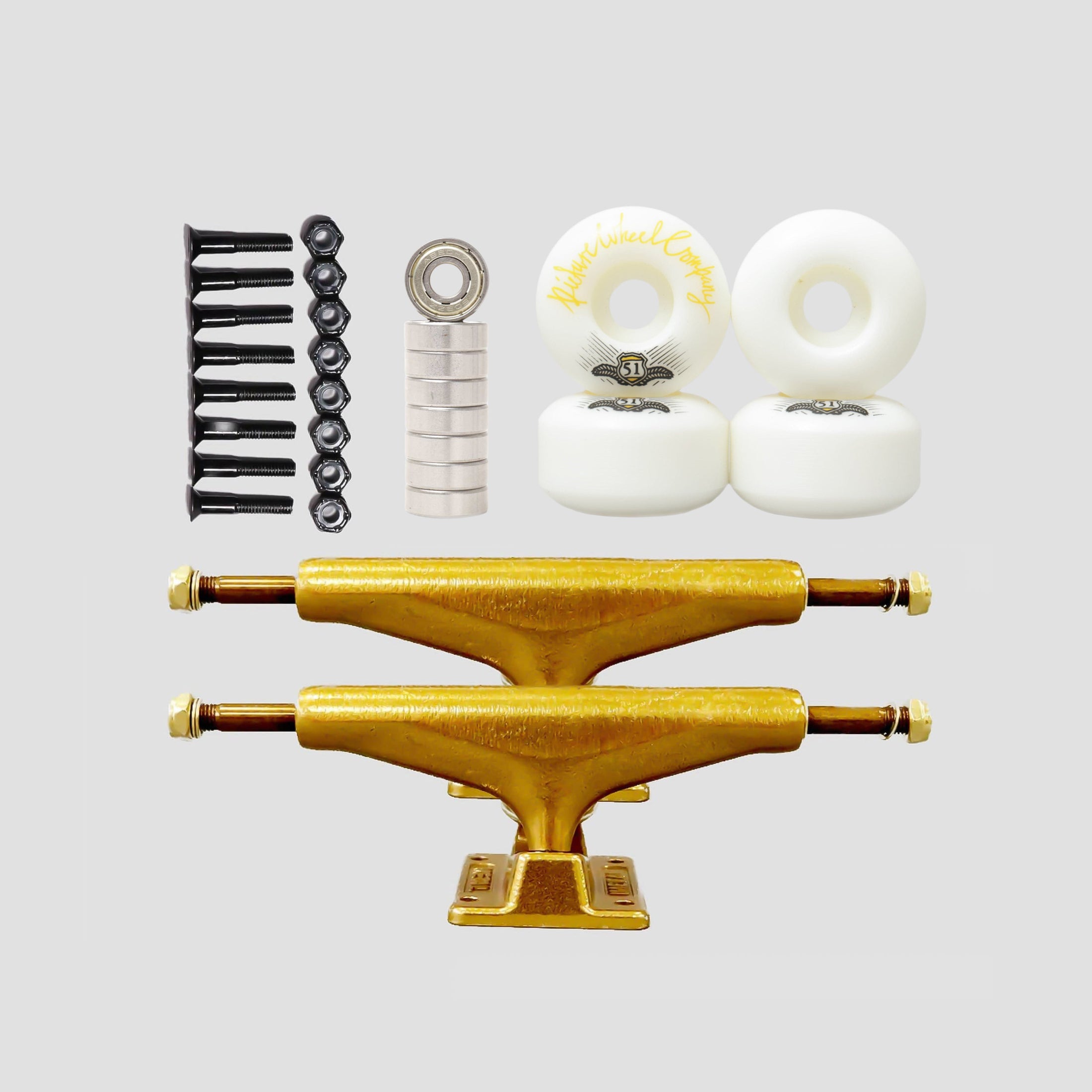 Picture Wheel Company Gold Undercarriage Kit 5.25" (7.75"- 8.25")