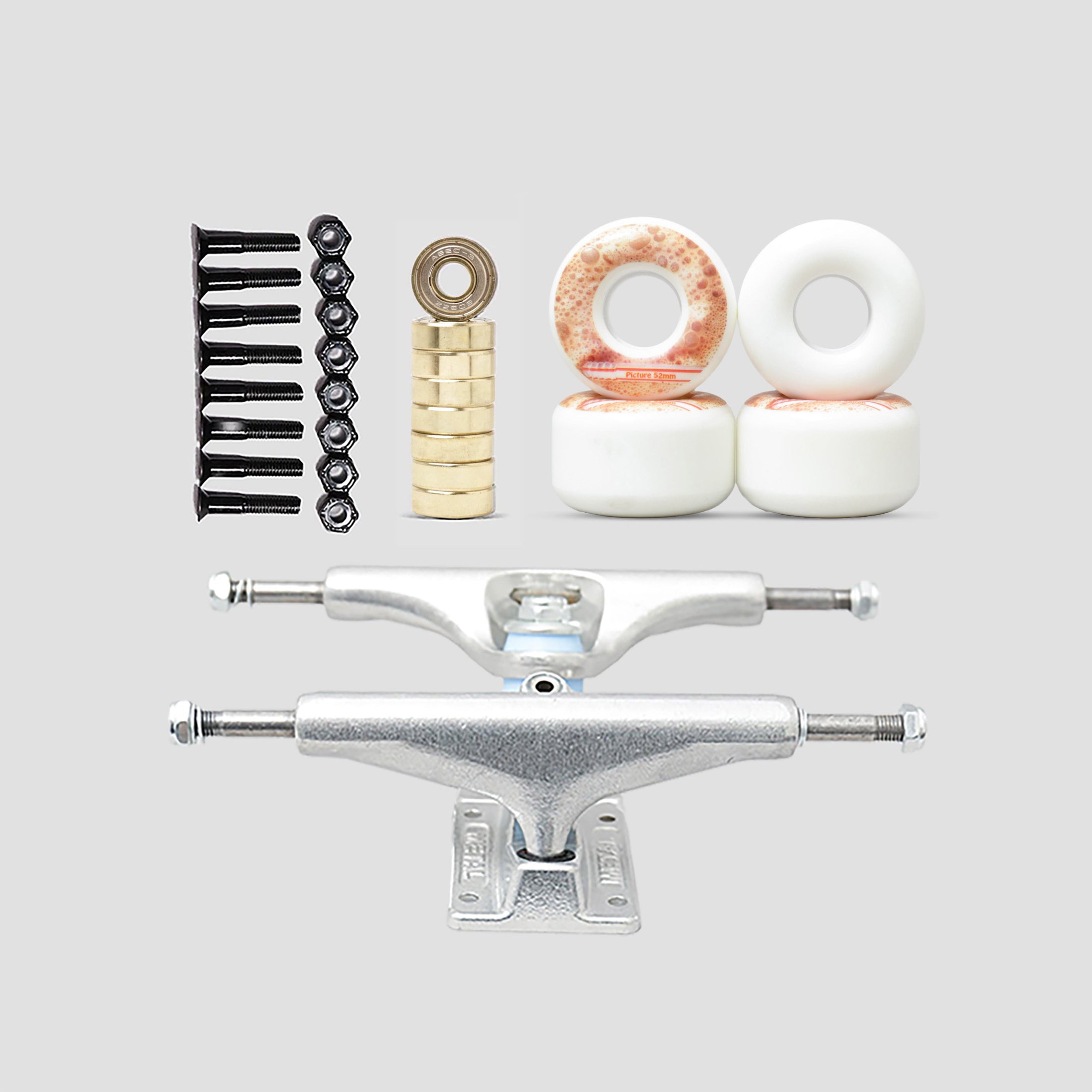 Picture Wheel Company Milkshake Soft Wheels Cruiser Undercarriage Kit 5.25" (7.75"- 8.25")