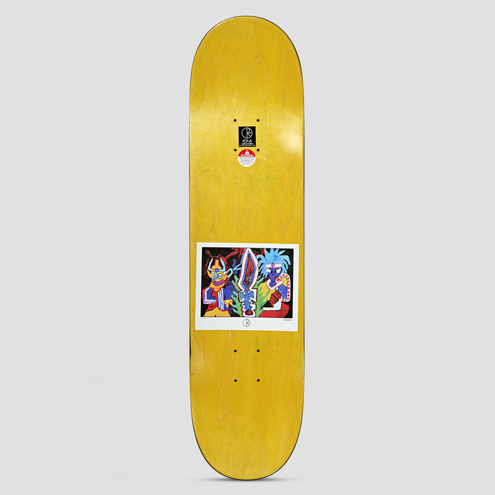 Polar 8.0 Oskar Rozenberg Tribal Chief Skateboard Deck Blue