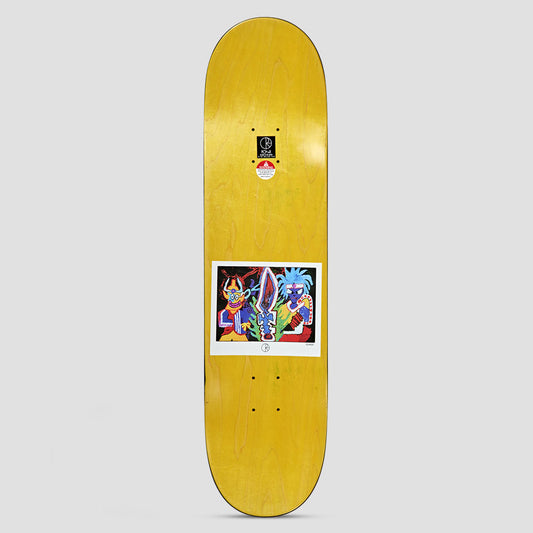 Polar 8.0 Oskar Rozenberg Tribal Chief Skateboard Deck Blue